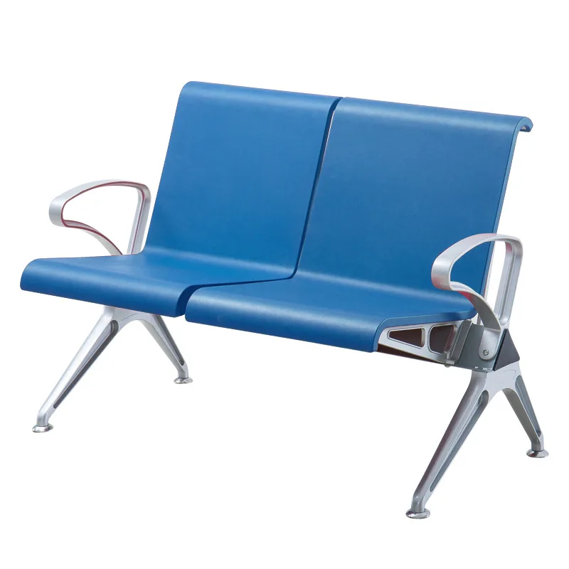 2023 airport lounge chairs colorful Pu polyurethane aluminium airport waiting chair for hospital in Foshan