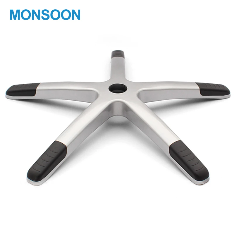Furniture Parts Components Revolving Black Iron Painting Office Swivel Chair Base Accessories