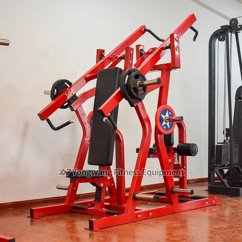 Hot sell strength Plate-loaded commercial YW-1631 Iso-Lateral Chest /Back gym equipment