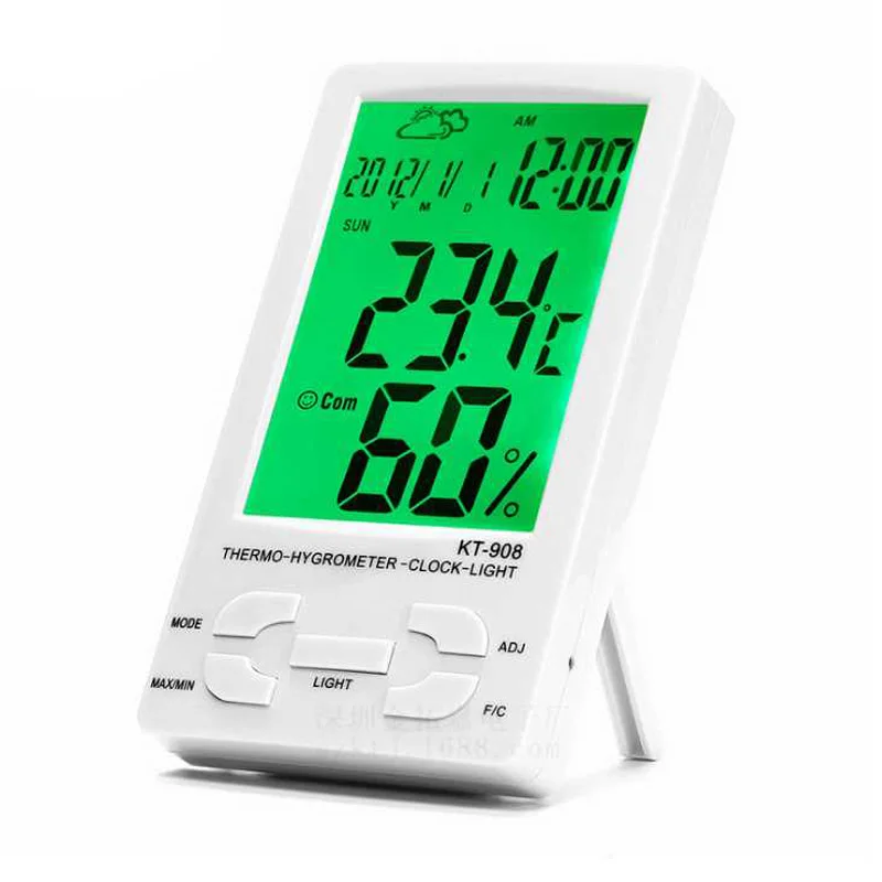 Hot Sale Large LCD Display 2 in 1 Thermometer Indoor and Outdoor Digital Humidity Thermometer Sensor