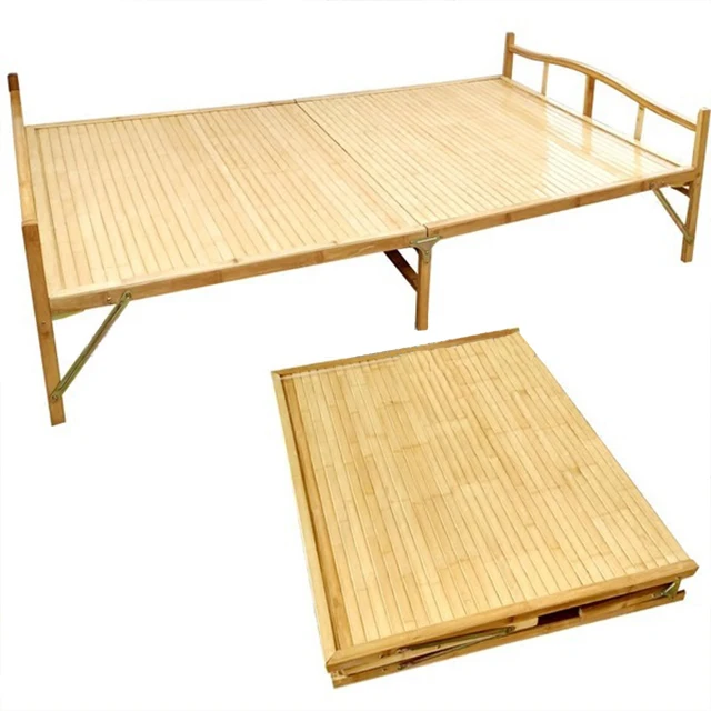 
Modern Design Low Folding Custom Pine Frame Furniture Wooden Bed 