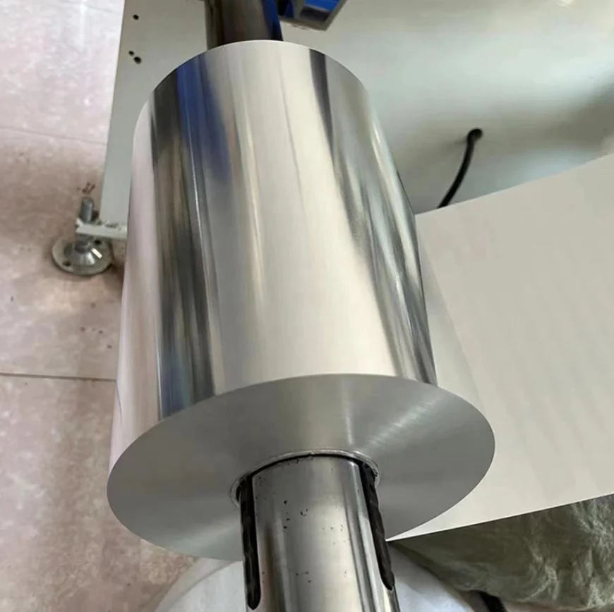 Household Aluminum Foil Jumbo Roll Recyclable for Food Use Anodized Surface Thickness Of Aluminum Foil