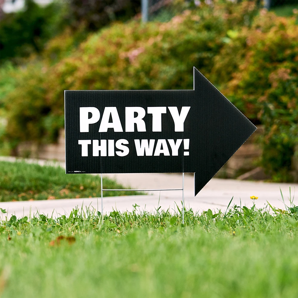 Custom Printed Wholesale Yard Signs Board Billboard Advertising Board corrugated board for halloween