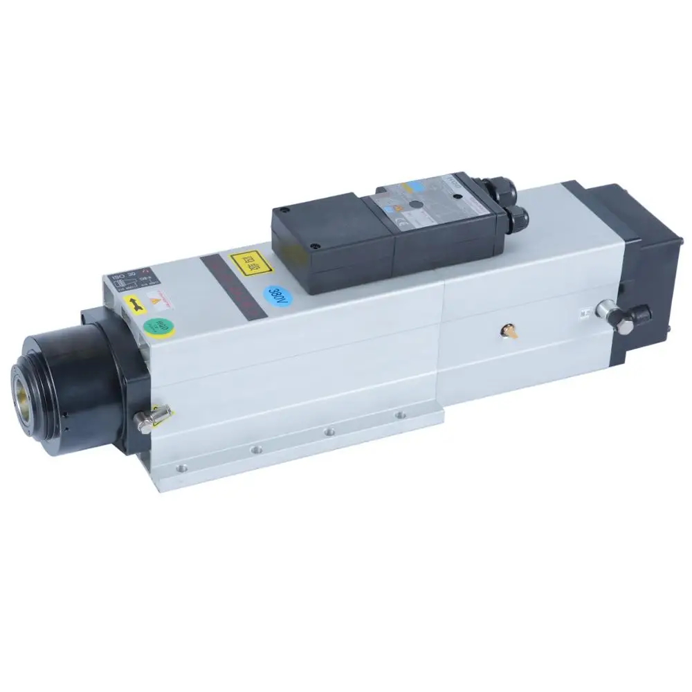 
HQD GDL60 ISO30 6kw 24000rpm motor de husillo moteur de broche ATC Air cooling Spindle 