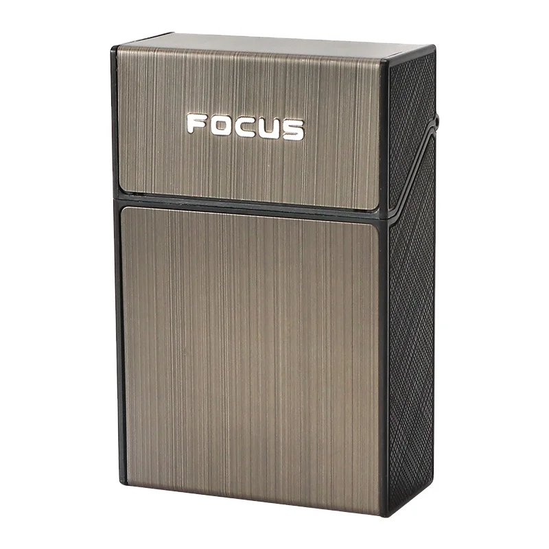 Erliao High-value low-key and atmospheric cigarette box Waterproof and Moisture-Proof 20 pcs  protective Cigarette Case