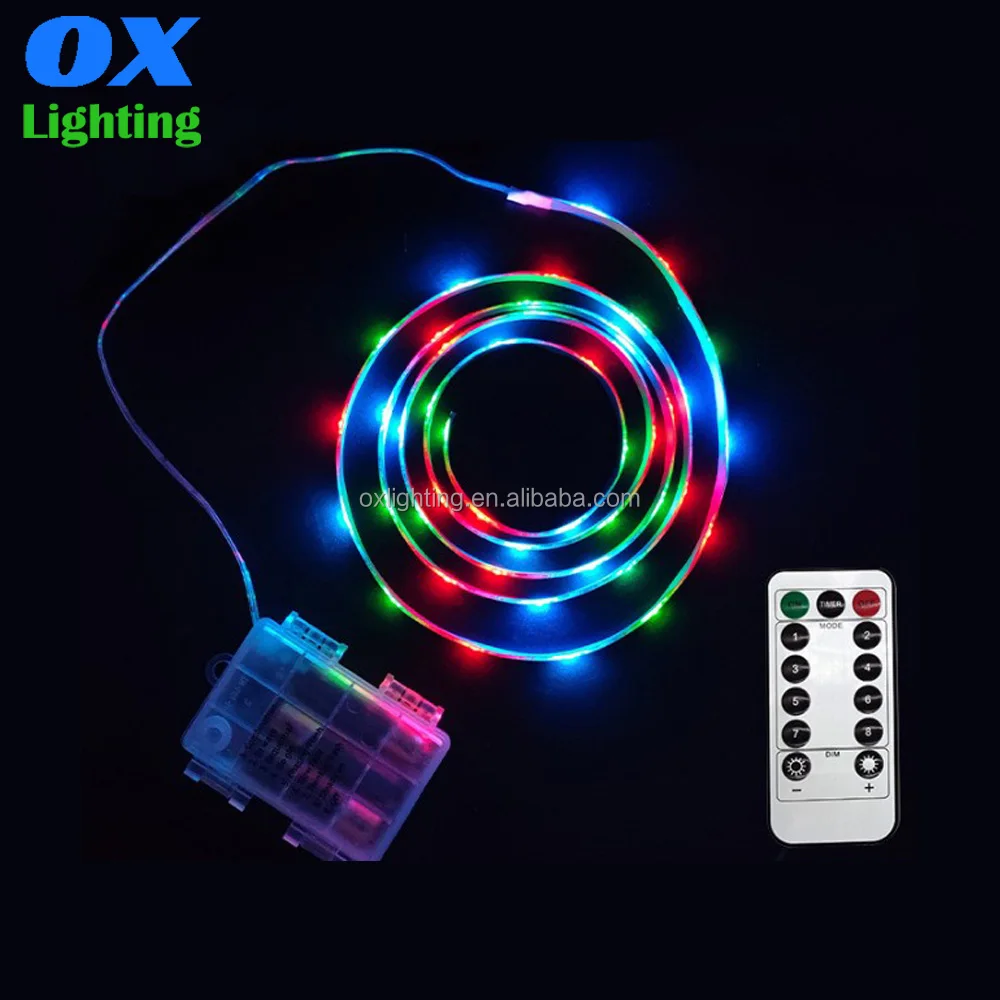 Светодиодная лента RGB светлая Беспроводная 1 5 м 2835 SMD В Водонепроницаемая IP65 меняющая цвет с аккумуляторной