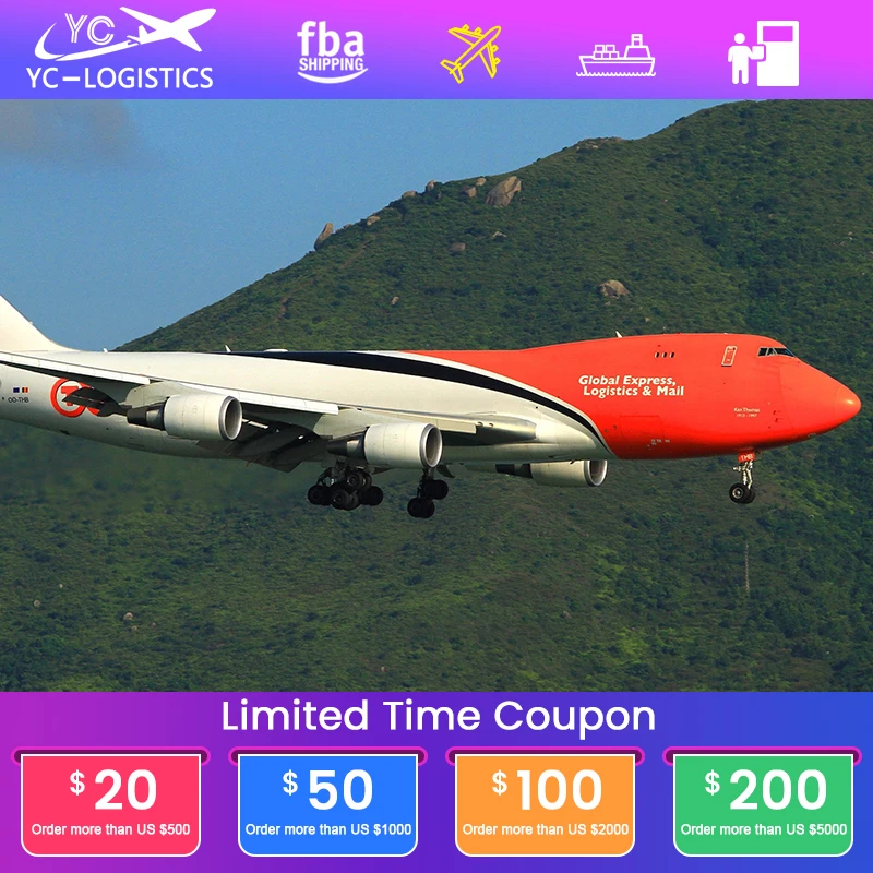 Cheapest air shipping agent from China YC LOGISTICS shipping to Slovenia/USA/France  ddp shipping