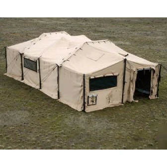 High quality aluminum framed modular tent outdoor camping cotton canvas tent waterproof