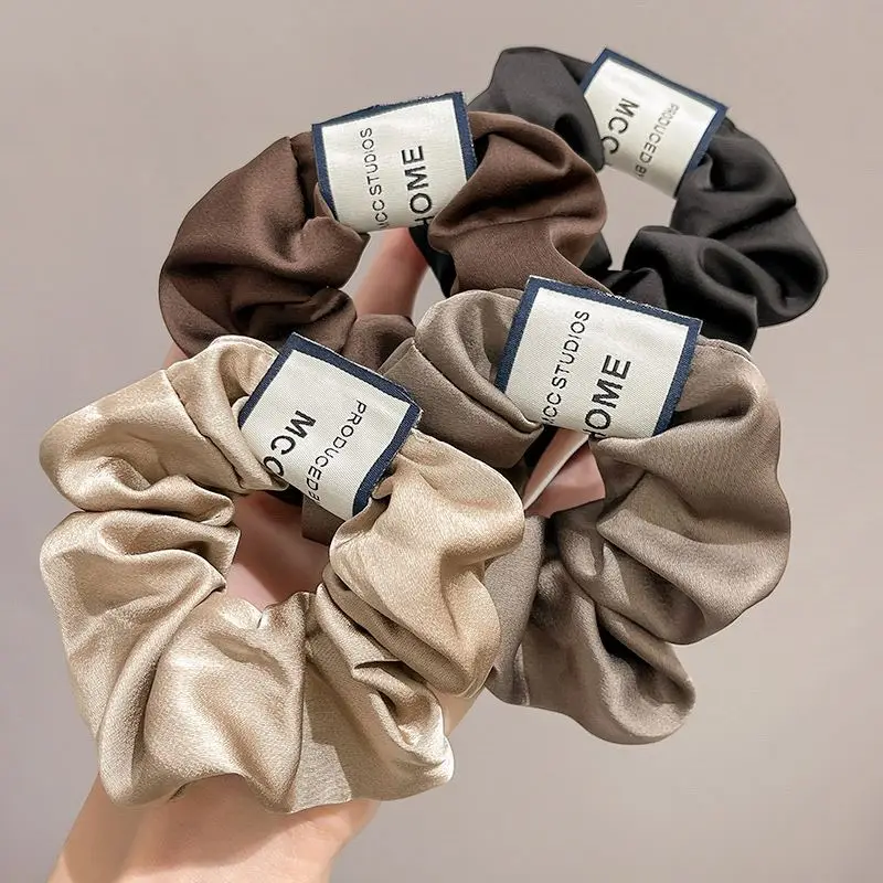 Mylulu High elastic hair scrunchies women custom elastic hair tie hair accessories for women