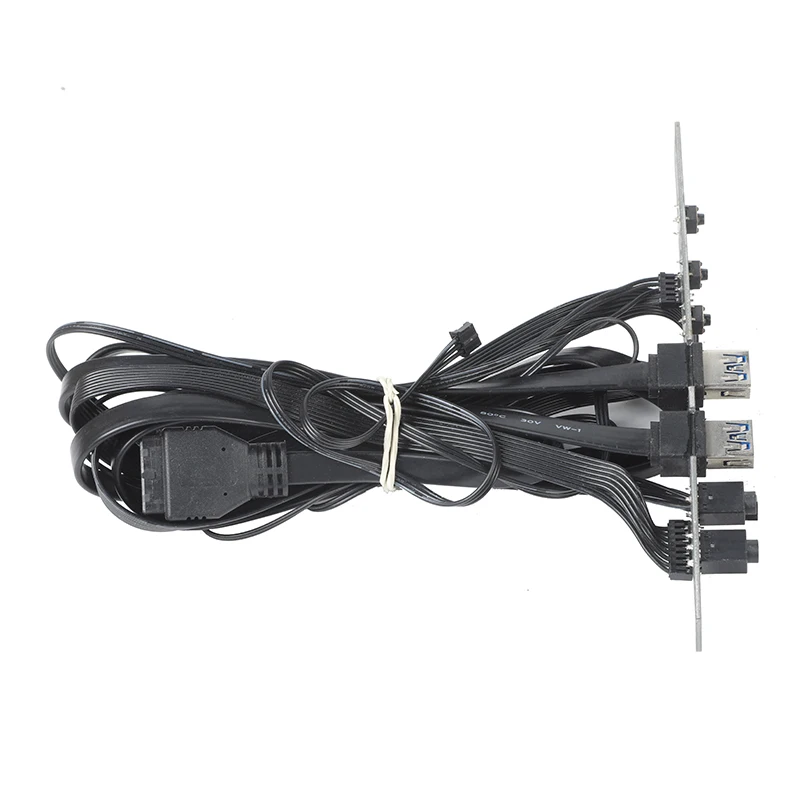 Customization Factory Motherboard Port and Connector 20 Pin Extension Cable Dual USB3.0 PC Front Panel Riser Card