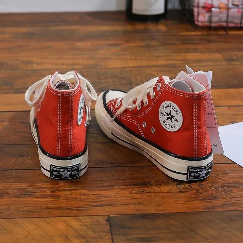 Dropshipping Women canvas shoes Customize Vulcanized Shoes women canvas trendy shoes