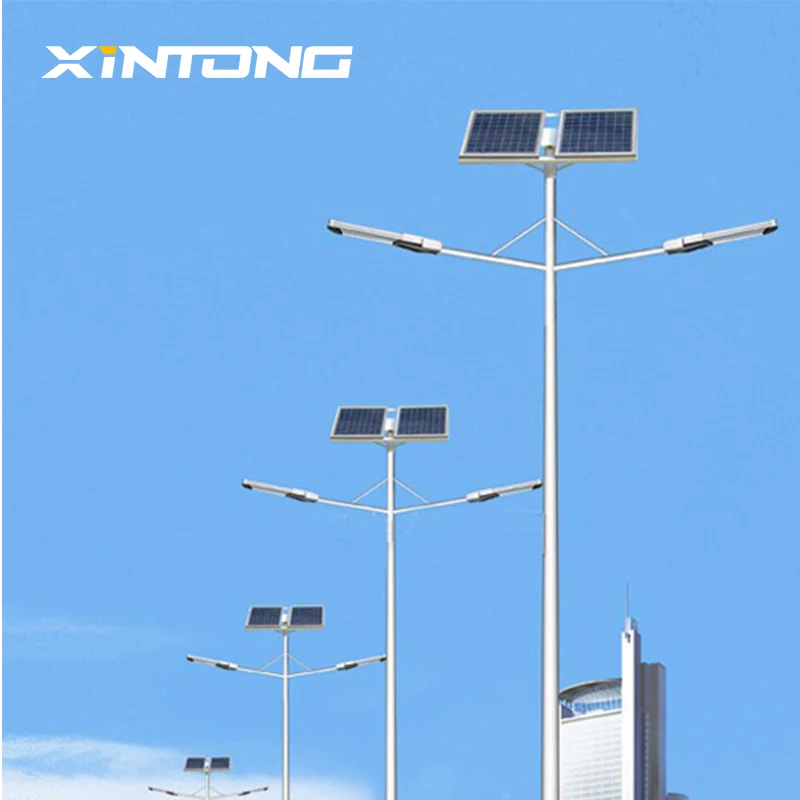 XINTONG New Design Solar Street Light Warm White Led Lamps Professional Lighting Wholesale