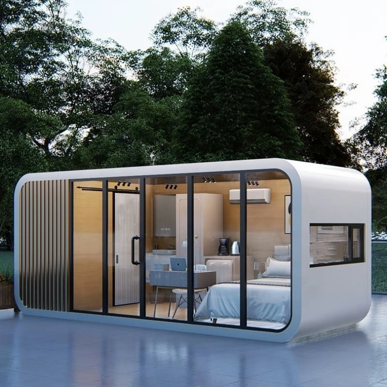 20 40ft apple cabin house outdoor eco capsule house luxury pod prefabricated capsule house pod