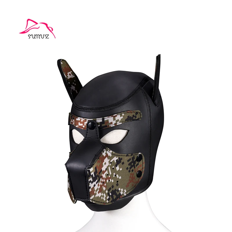 Высокое качество 9 видов цветов доступны полная голова кожаный капюшон игрушки сексуальный