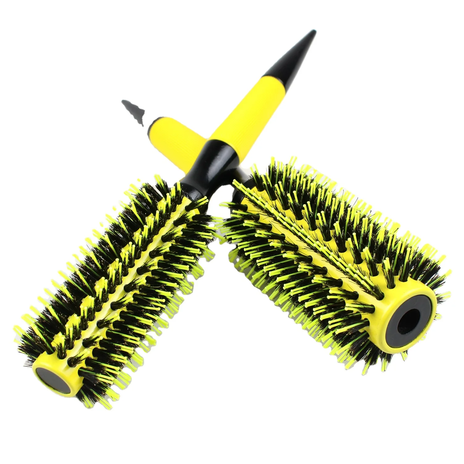 Super Nano Thermal Ceramic & Ionic Round Barrel Hair Brush Professional Barber Hairdressing Styling Brushes