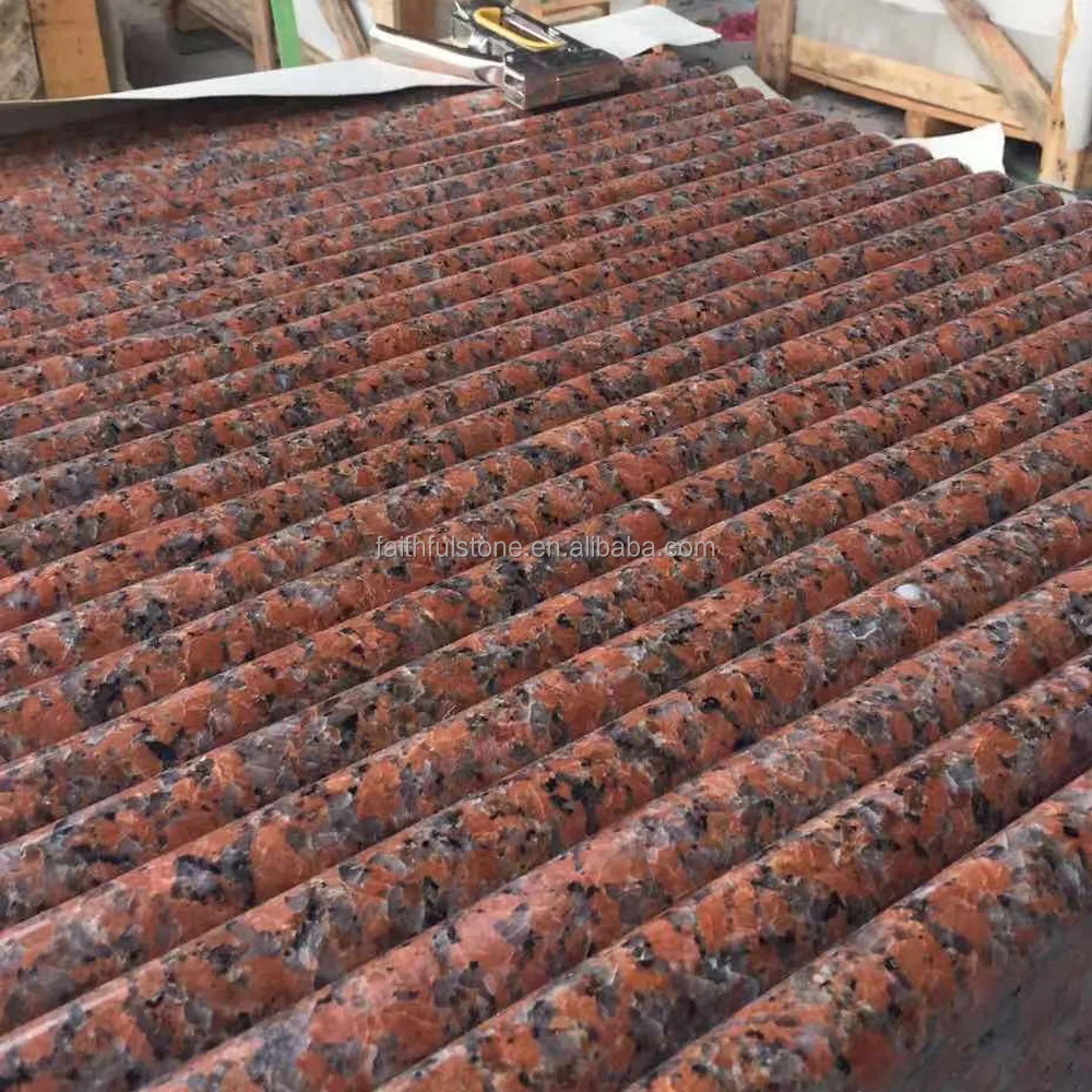 custom natural g562 maple red polished granite floor tiles slabs