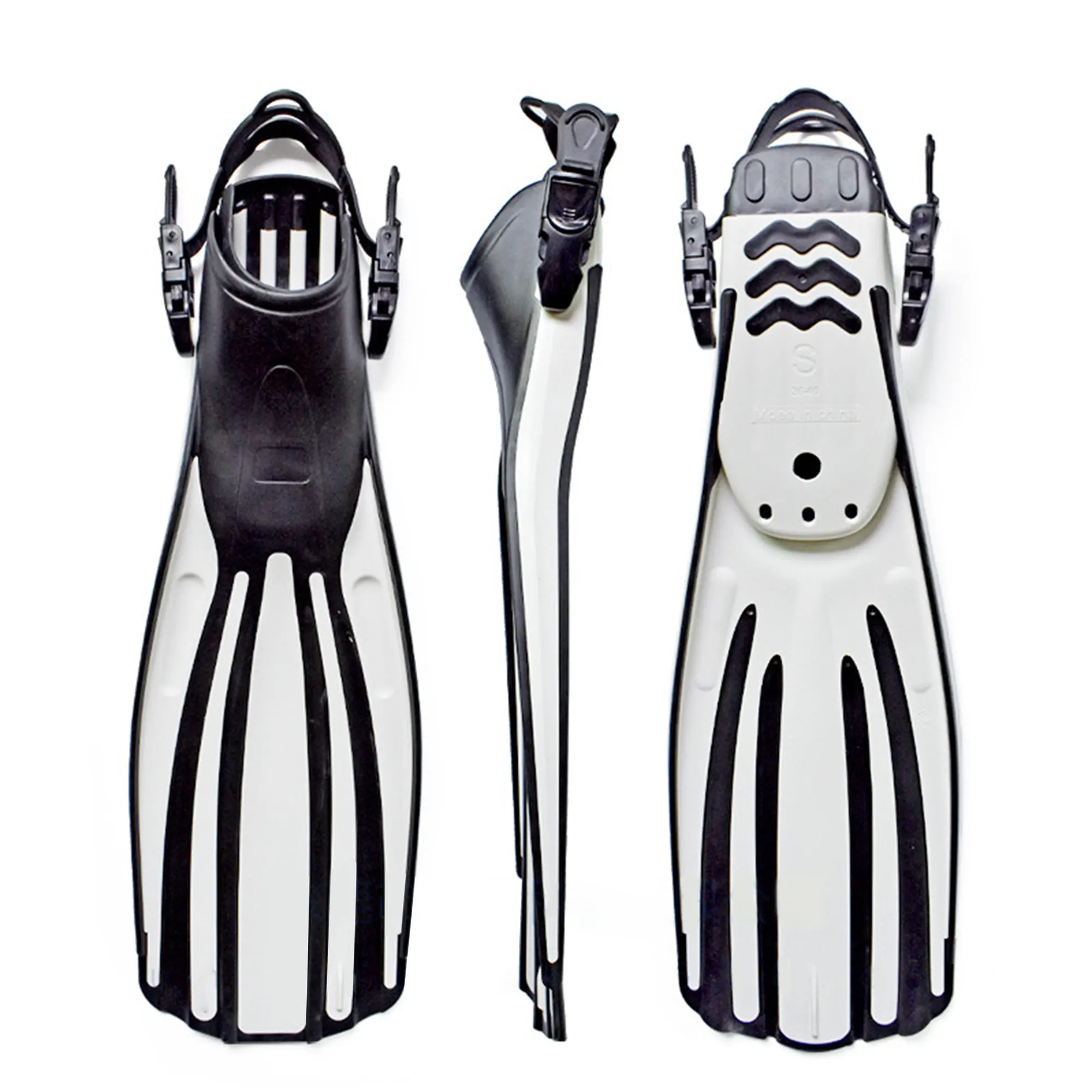 2024 New Adult Super Light Diving Fins Eco-Friendly Blade Fins for Scuba Diving & Training