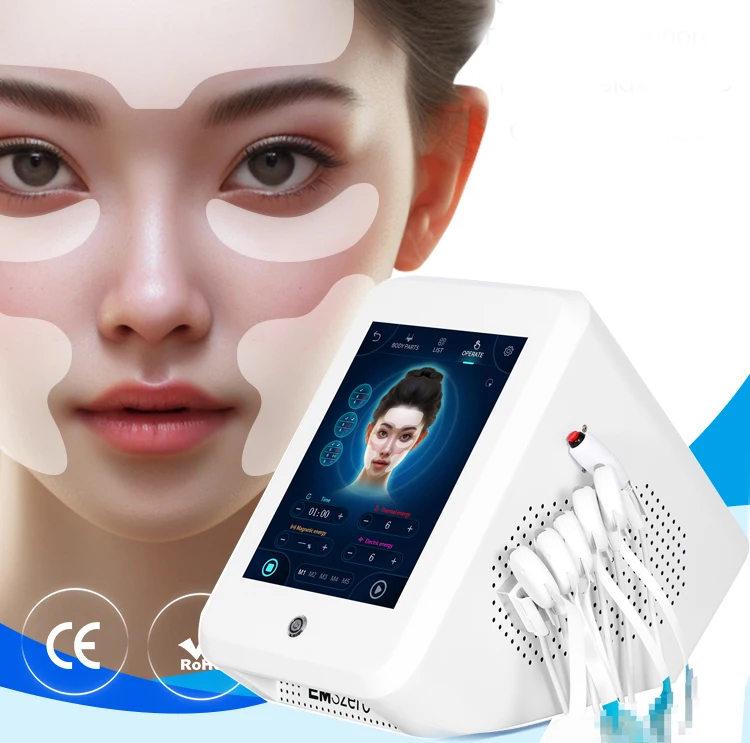 2024 Newest 5 in 1 em rf face lifting anti-aging machine