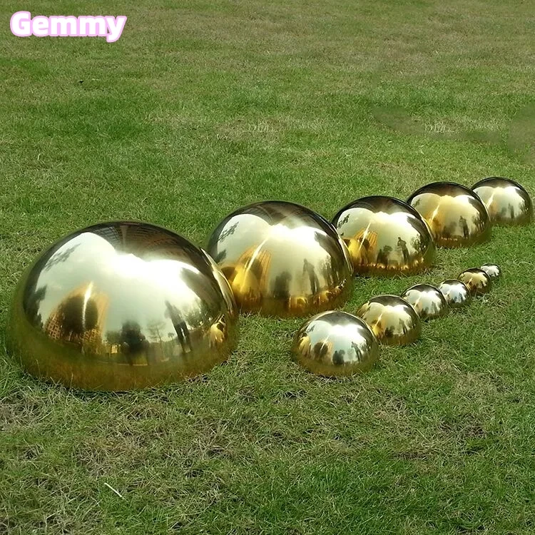 Factory Steel High Quality 30mm 40mm 45mm 50mm 200mm 300mm Solid Brass Ball Copper Sphere Hemishpere Hollow Copper Half Balls