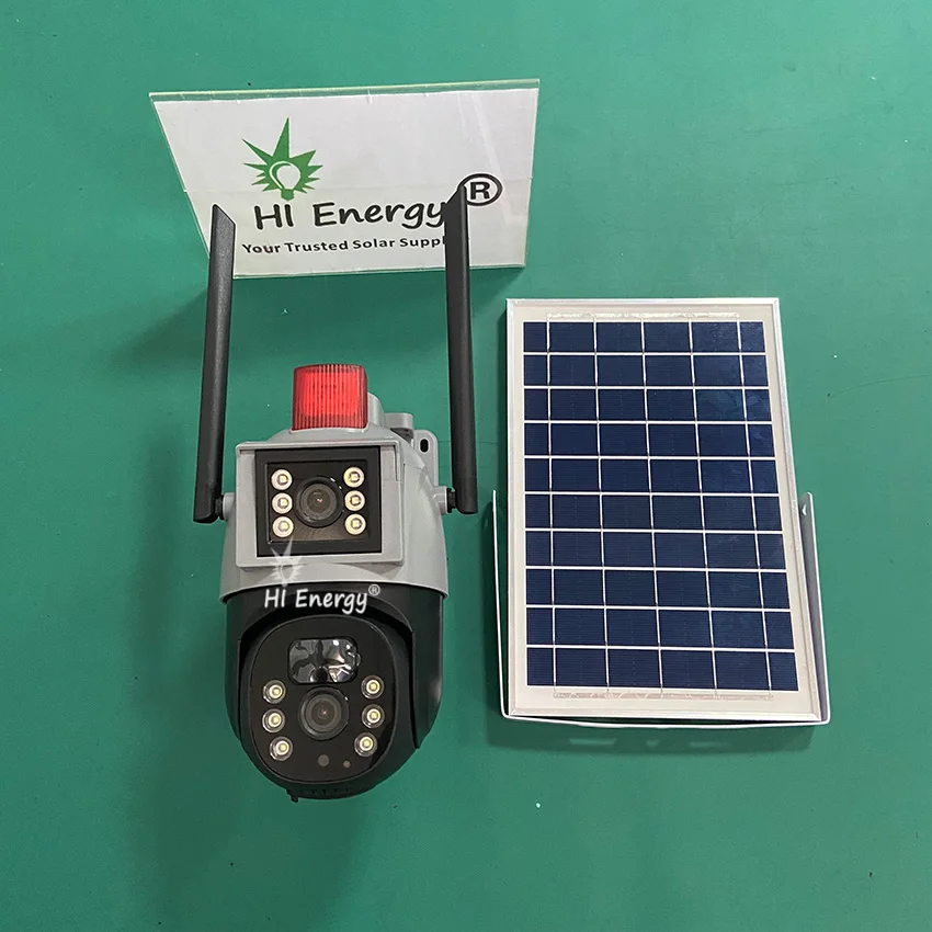 20KM Wireless Transmission Outdoor Solar Panel Powered Camera System, Dahua 4G Sim Card WIFI Solar Camera Kit