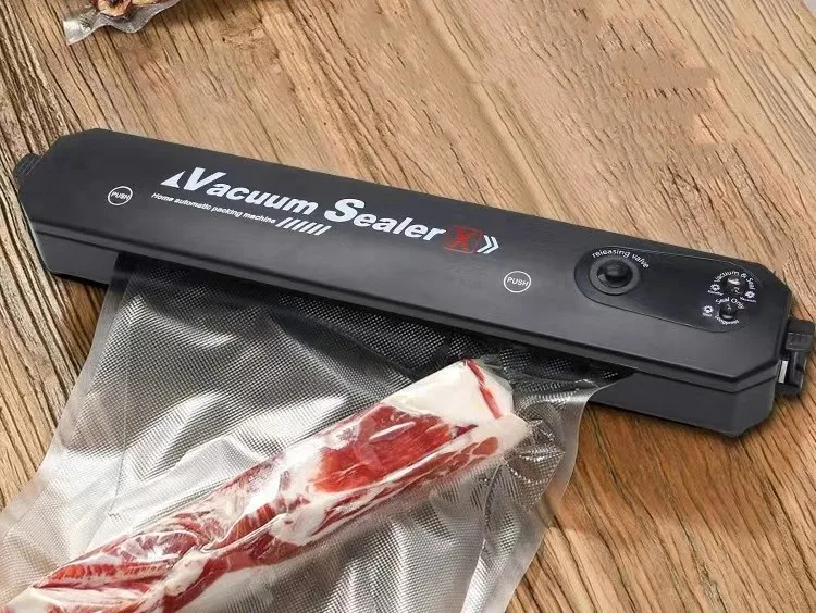 Household Plastic Bag Portable Automatic Food Vacuum Sealer Packing Machine Quantity Power Time Dimensions