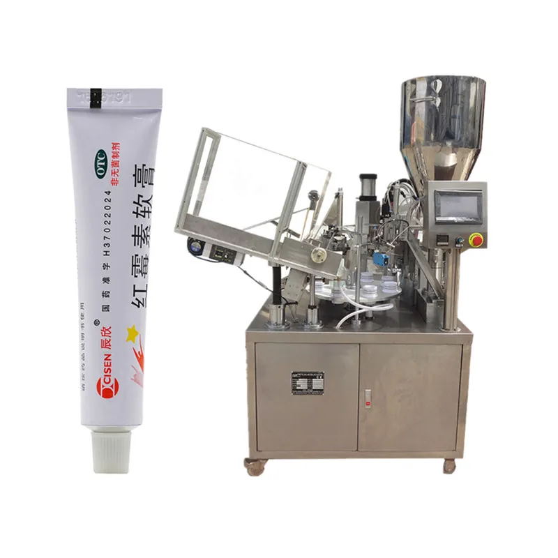 Мягкая мазь AB для клеевой трубки, алюминиевое заполнение, уплотнение, складная ОБЖИМНАЯ машина