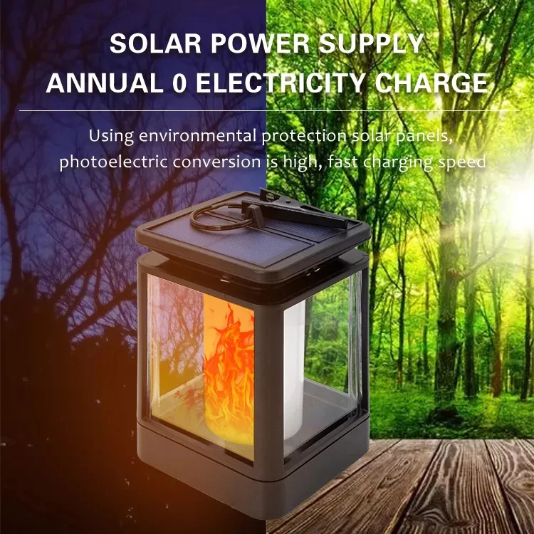 Fire Torch Light Warm White Ip 55 Decoration Outdoor Lantern Lamp Led Flame Effect Light Hanging Solar Lights