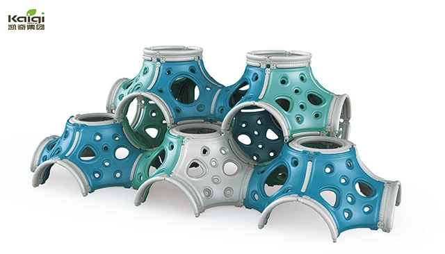 2020 Functional plastic outdoor climbing with slide play games for children