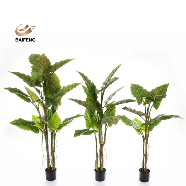 BF New design Wholesale Art Decor Green Leaf Simple Life Artificial Tree