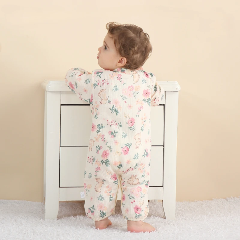 New Hot Custom Printed designs infants Baby Clothes Long Sleeves 100% Cotton Soft Newborn Baby Onesie Blank Baby Rompers