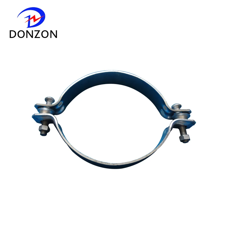 Hot dip galvanized Pole Mounting clamp  pole embrace hoop pole clamp
