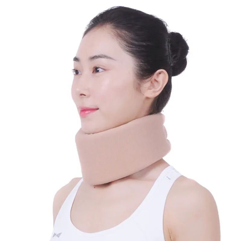Custom Soft Foam Neck Brace Universal Cervical Collar Adjustable Neck Support Brace for Sleeping