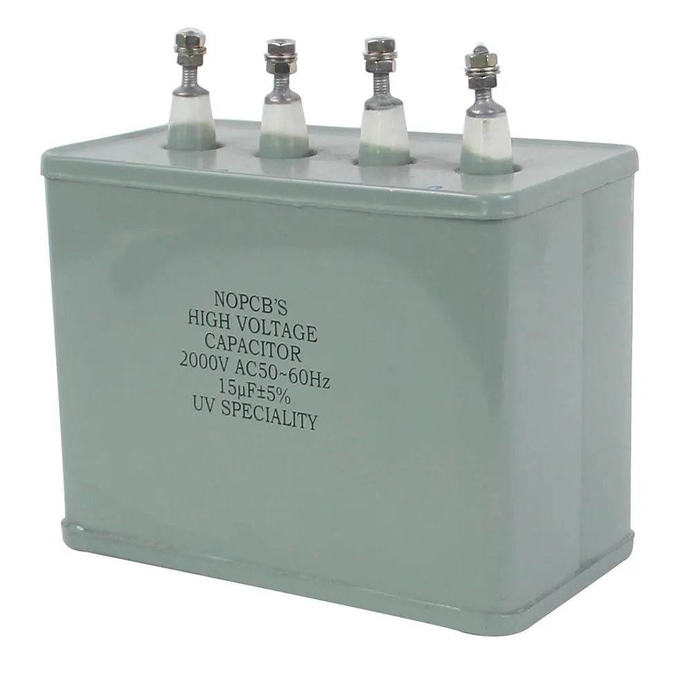2000V 15uf 50 to 60 Hz high voltage capacitors for uv lamps