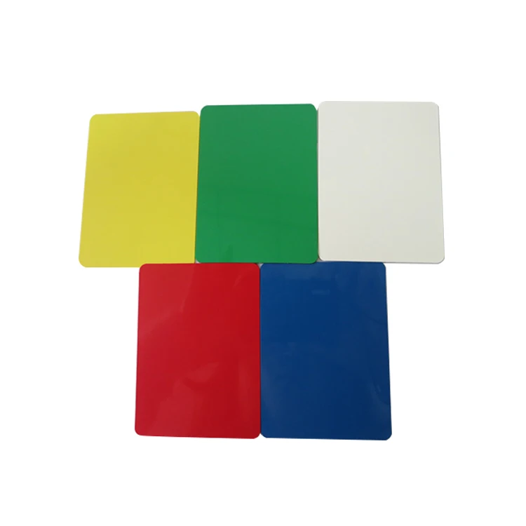 Accessories De Poker Plastic Cut Cards in 5 Colors