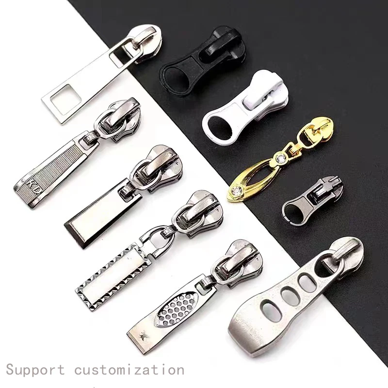 5# Nylon zipper head accessories Handbag clothing zipper pull slider