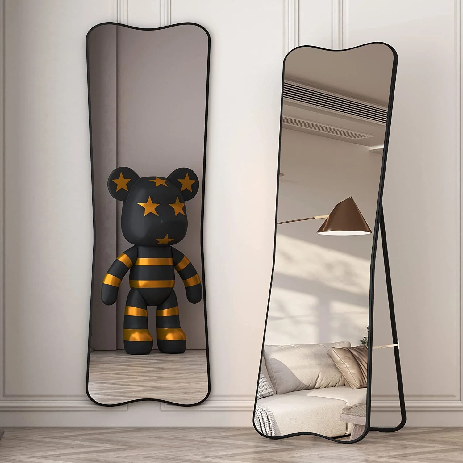 Factory price manufacturer supplier simplicity wall mounted mirror led floor