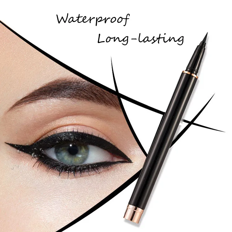 Custom Logo No Glue No Magnet Quick Drying Waterproof Self-adhesive Magic Eyeliner Glue Pen