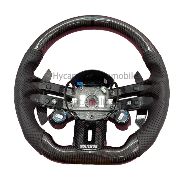 Hot seller Modification High forging carbon Alcantara For Mercedes Benz W205 W178 C190 GT63 C63 AMG W247 W222 car Steering Wheel