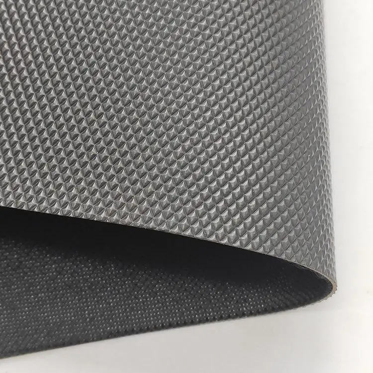 Fashion Printed Diamond Pattern PVC Artificial Synthetic Leather