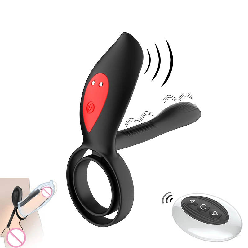 Wholesale Original Manufacturer couple sex toys for couples penis ring Prostate clitoris Massager vibrator