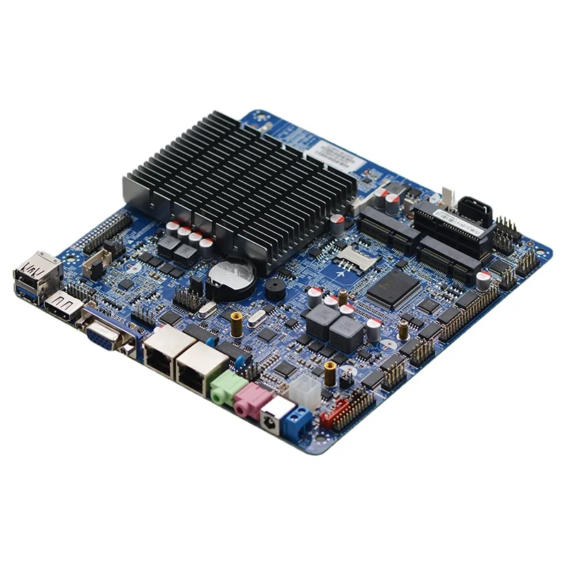 ITX-M56_2L  InteI J1900 quad core processor X86 2 LAN LVDS VGA H-DMI Thin Itx motherboard desktop thin client board