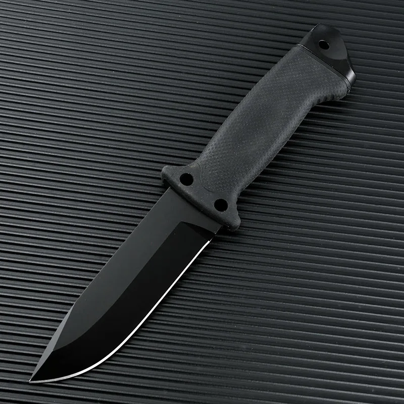 Tactic knife survival EDC fixed blade Outdoor hunting knife with kydex sheath