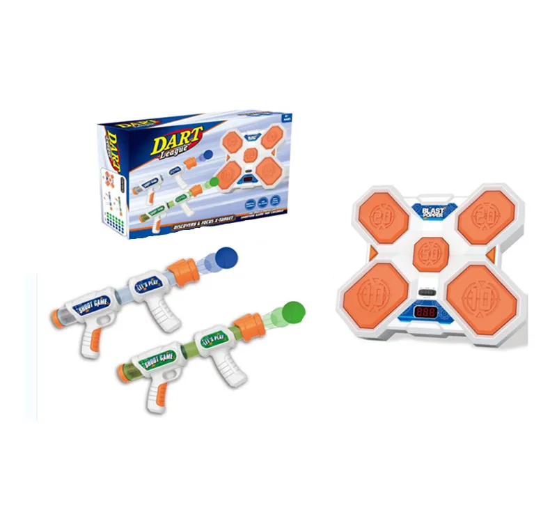 Shooting Toy Foam Ball Launcher with Air Pump Soft Foam Balls Shooting Game
