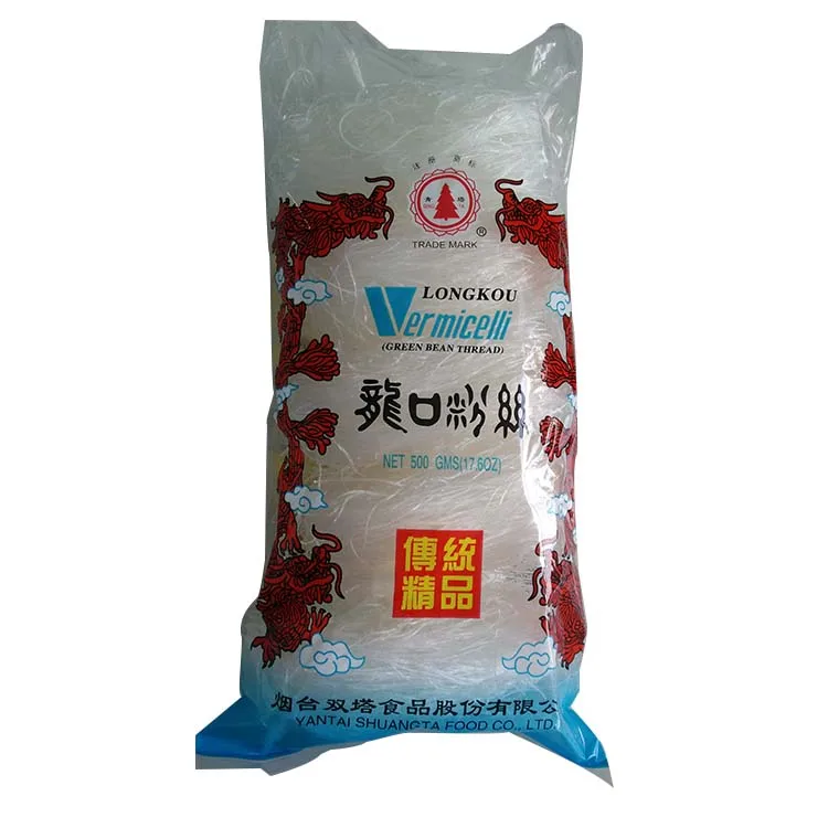 Dry Pea Longkou Vermicelli Noodle Bean Vermicelli 25 Kg / Box Bag Packaging from CN Accept 5 Ton 0.5 Coarse Cereal Products