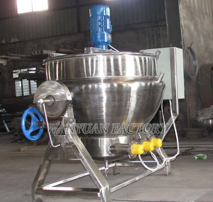 fruit jam cooker jam jacketed kettle electric heating cooking kettle