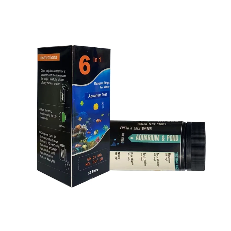 Fresh Water quality test hardness test paper strip aquarium water test kit