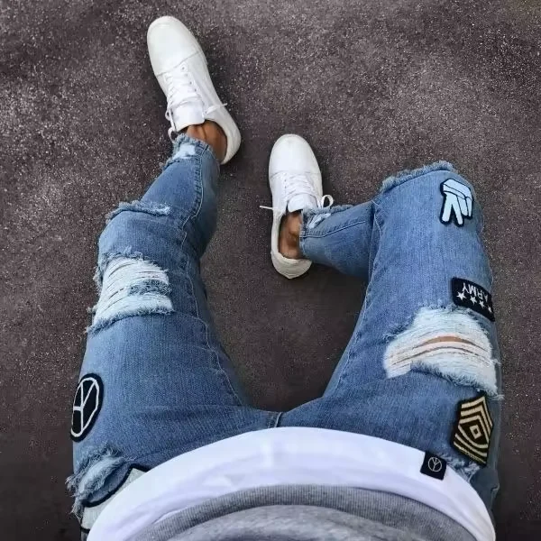 High Quality China Factory Cheap Price Custom Wholesale European Style Slim Fit Black Friday Sale Jeans
