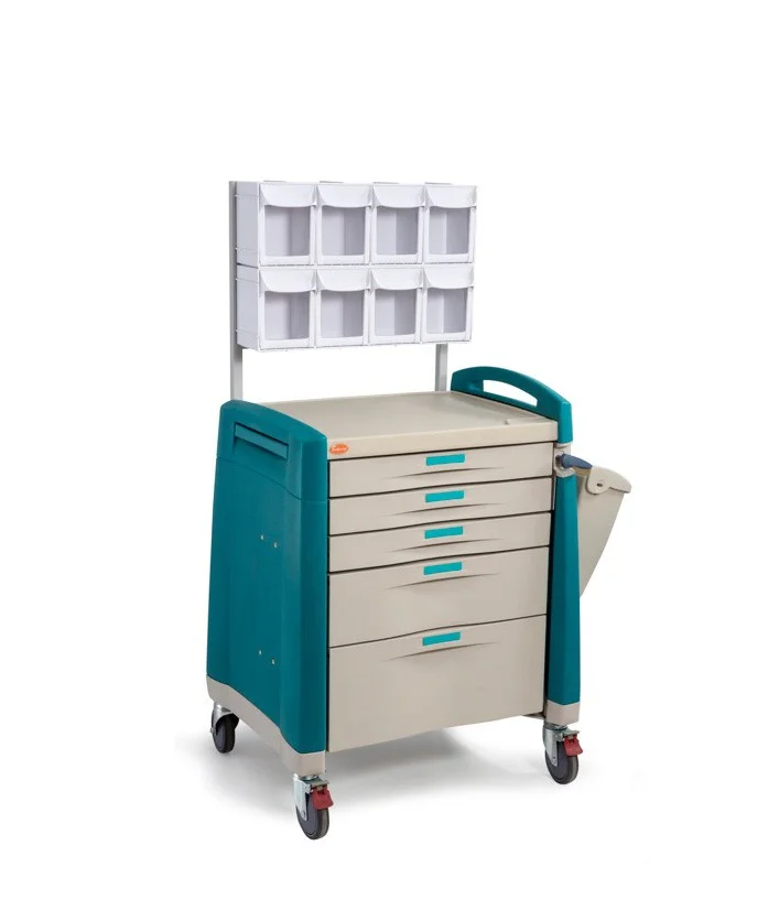 Лучшая дешевая новинка, больничное оборудование, тележка с ящиками из АБС-пластика для экстренных случаев, лечения пациентов, хирургического профилактического лечения