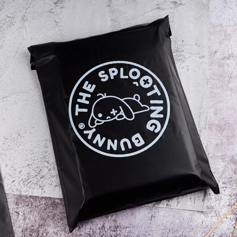 china factory made matte black mail envelopes mailer poly packing mailing plastic shipping satchels courier bag