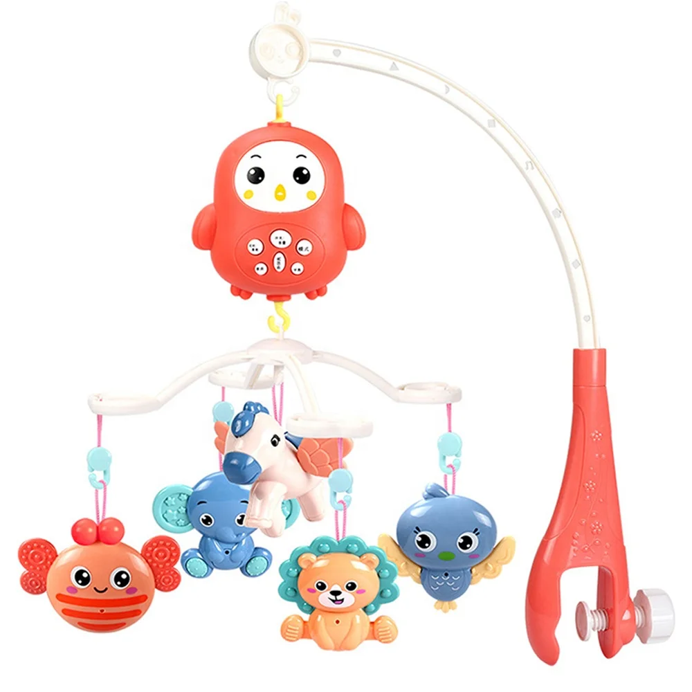 Baby Crib Mobile with Lights and Relaxing